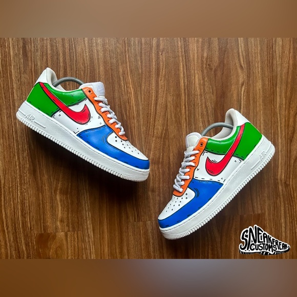 Custom Nike Air Forces Ones - Picture 2 of 2